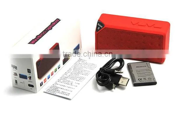 X3 Bluetooth Mini Wireless Speaker ,Mini USB Speaker With Microphone photo-2