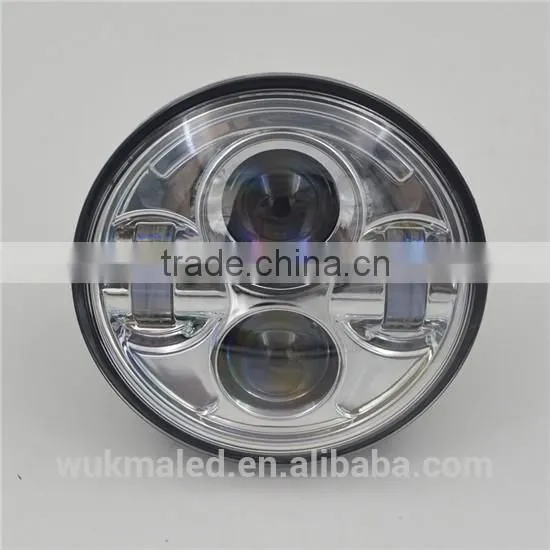 5-3/4" MOTORCYCLE LED Chrome 5.75 PROJECTOR LIKE DAYMAKER HEADLAMP for Harley Davidson photo-4