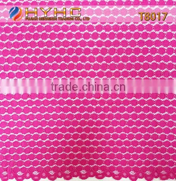 Wholesale High Quality Nylon/Cotton Strand Lace Fabric T8017 photo-2