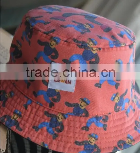 Printing Cotton Custom Made Bucket Hat photo-3