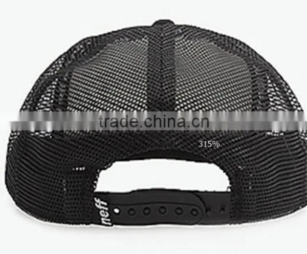 Flat Brim 5panel Custom Trucker Hats With Mesh photo-2