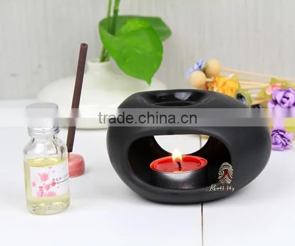 Household Ceramic Aroma oi Burner With Scented Candles photo-5
