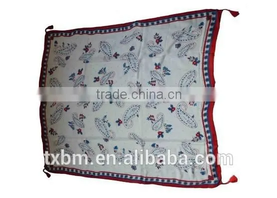 2015 Fashion Hanging Rayon Big Square photo-3