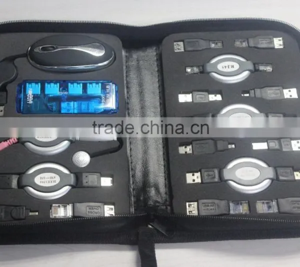 17 In1 Super Portable Computer Accessories Kit Tool Pack Bag USB Travel Tool Bag
