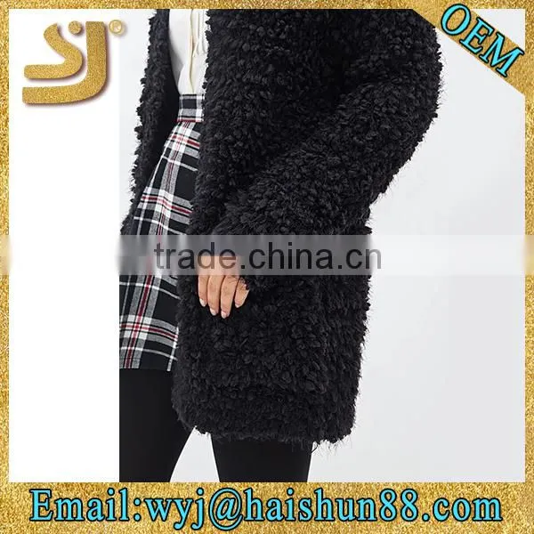 Fuzzy Popcorn Knit Cardigan photo-5