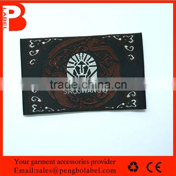 ECO-Friendly Clothing Woven Patches/woven Garment Patches Made in China photo-2