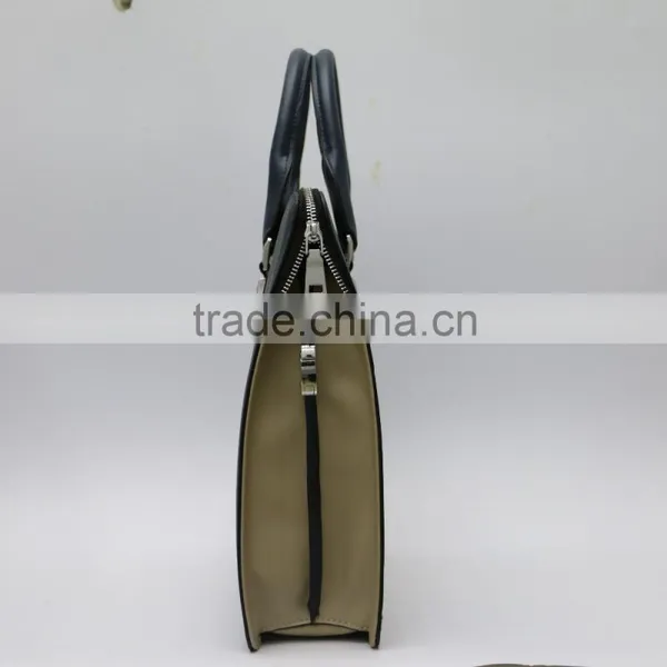 Wholesale Low Price High Quality Men's Blue Real Leather Business Briefcase photo-3