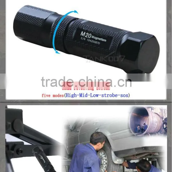 Tank007 Strong Light Led Magnet Flashlight Car Light Flashlight M20 photo-4