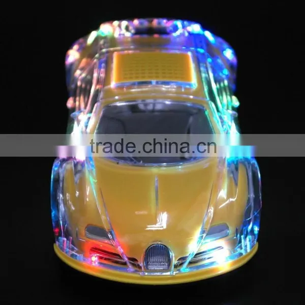 Portable Speaker Luxury Bugatti Music Car With LED,Flash Bugatti Music Car Speaker
