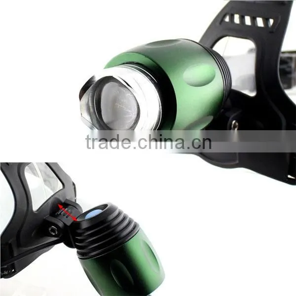 T816 High Power Led Headlamp 10w Xml t6 Led Adjust Focus Led Light Headlamp photo-3