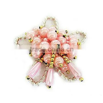 Colorful Buckle Shinning Accessories Beaded Shoe Flower