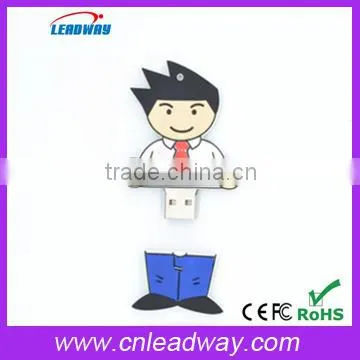 PVC Customized USB Flash Drives Cartoon Figure for Promotion photo-2