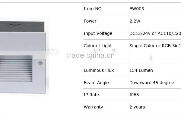 2016 Garden Wall Light IP65 Shine up and Down Interior Led Wall Light photo-3
