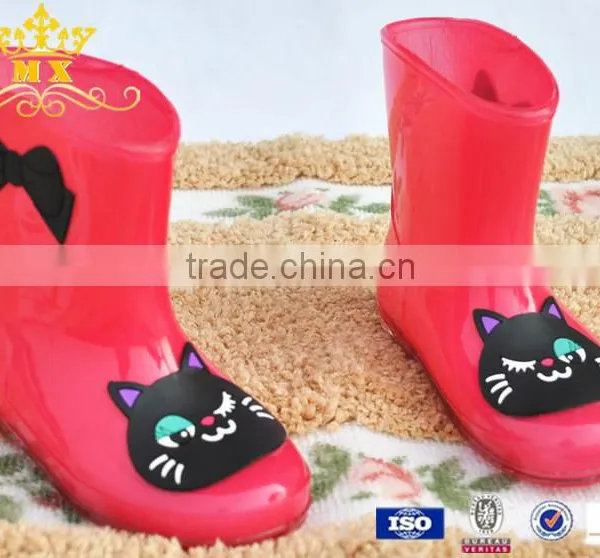 Colorful Jelly Woman Pvc Rain Boots With Good Quality photo-5