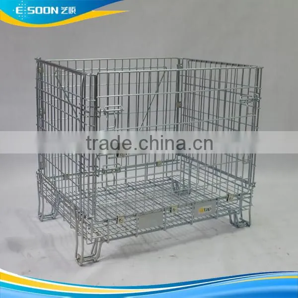 Industry Foldable Steel Wire Basket for Warehouse Storage photo-5