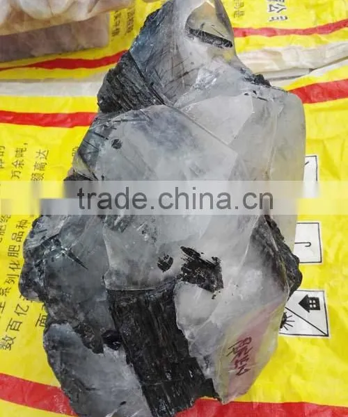 Large Natural Rock Raw Black Tourmaline Specimen for Decoration photo-4