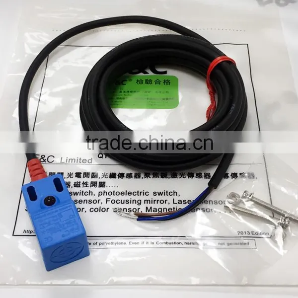 5mm Detection Distance NPN NC Rectangular Proximity Switch Sensor