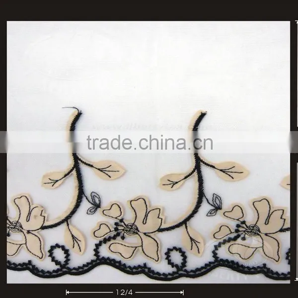 Polyester Heat Cut Embroidery Lace