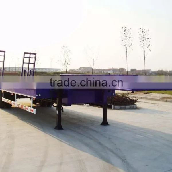 Best Selling Transportion Heavy Machinery 60T-120T Low Bed Semi Trailer photo-3