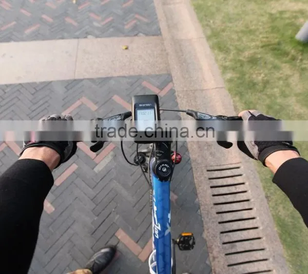 Rainproof USB Rechargeable Bicycle Light Set With LCD Backlight Combines Bike Odometer photo-5