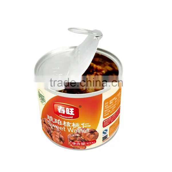 Cheap Chinese High Quality Snack Canned Food Sweet Walnut Kernel 120g photo-2