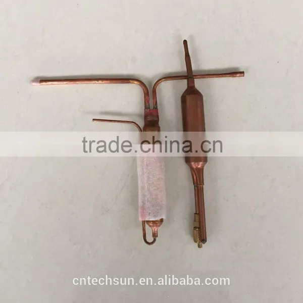 Refrigerator and Freezer Copper Filter Drier With Wending Tube