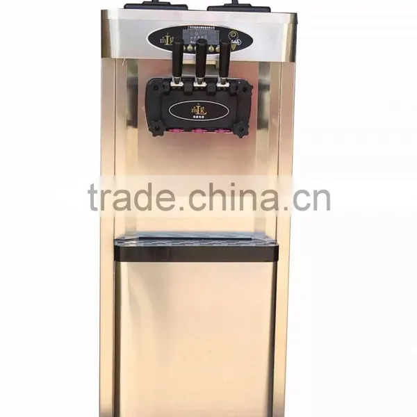 Soft Ice Cream Maker/Guangzhou Factory Commercial Floor Type Soft Ice Cream Vending Machine Maker For Sale photo-3