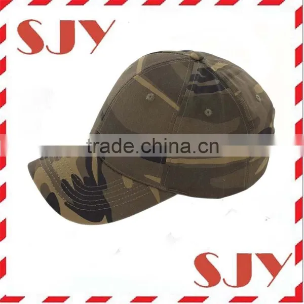 Camouflage Cotton Twill Adjustable Snapback Baseball Cap photo-5