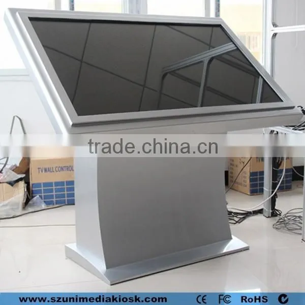 Wifi 42 Inch Floor Stand Multi IR Touch Screen Information Kiosk