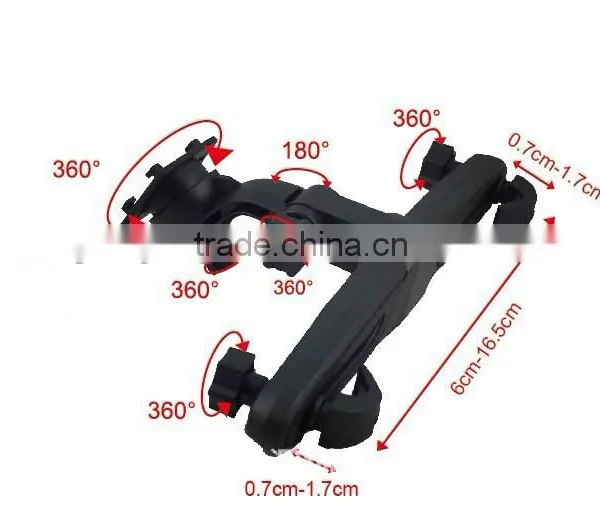 New Headrest Car Mount Holder Stand for Pad 1/2/3 Holder Bracket Stand photo-3