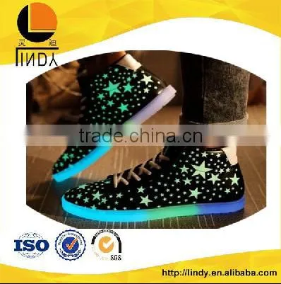 New Arrival Led Lights Shoes High Luminous Noctilucent Help Couples Fluorescent Fashion Casual Shoes