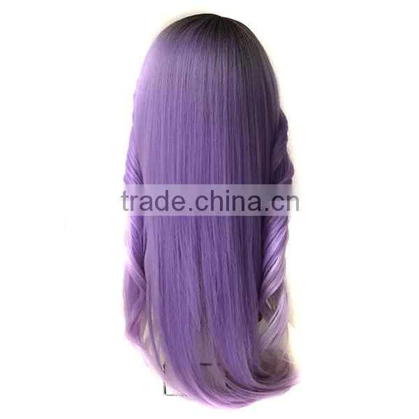 Best Prices Latest Synthetic Hair Remy Long Lace Front Wig Hair photo-3