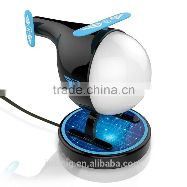 Colorful Night Light Helicopter Intelligent Timed Night Light Rechargeable Touch Sensor LED Lamp for Baby Kids photo-4