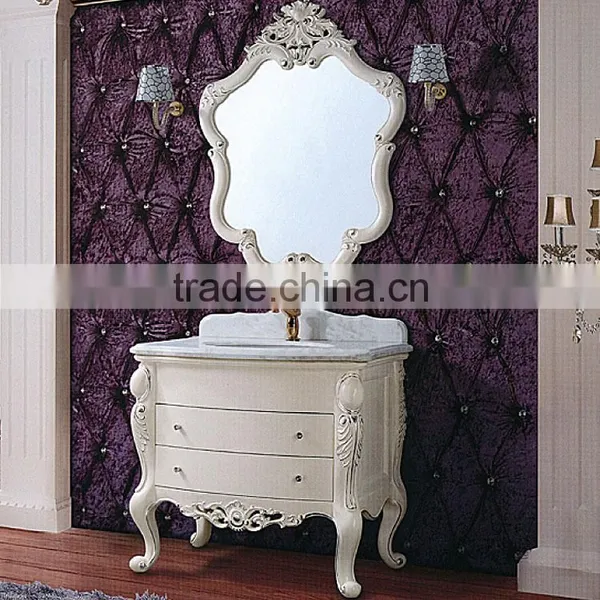 WTS3211 30-inch Mirrored Cabinets Type and Classic Style Hotel Bathroom Vanity photo-6