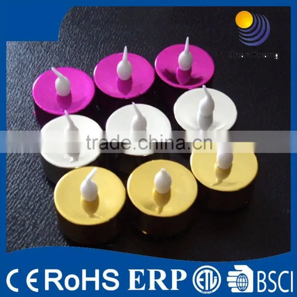 Factory Price Battary Power Pillar Mini Led Tea Light Colorful Candle Light photo-3