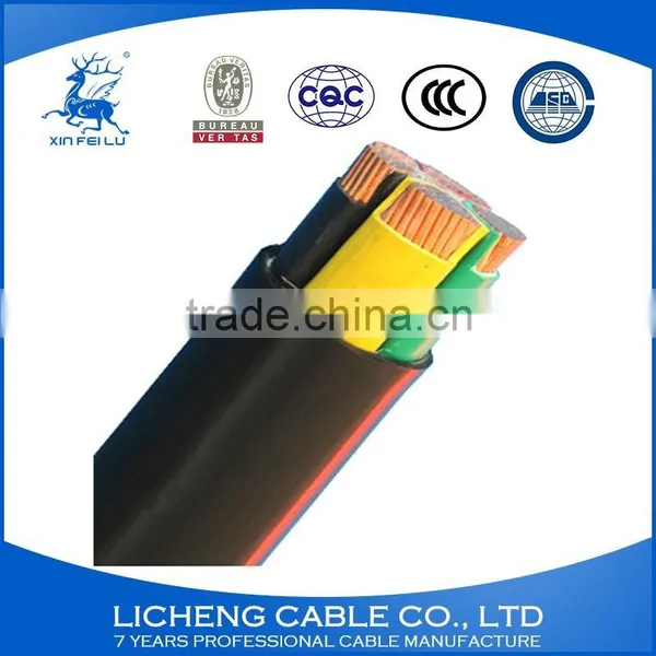 High Quality 4 Core Copper Conductor XLPE Insulated PVC Sheathed Power Cable photo-4