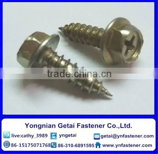 Self-Tapping Screws With Square Slot Pan Head / Square-recessed Oval Countersunk Head ,DIN933/931 H.D.G photo-3