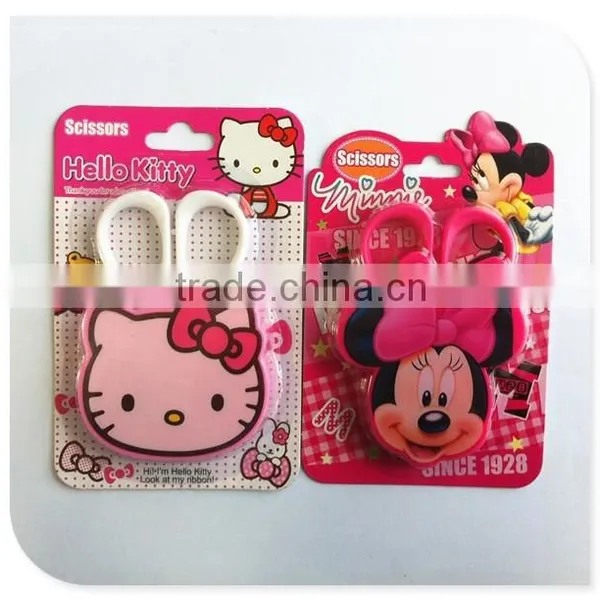 2015 Best Promotion Gifts- Small Size Cartoon Plastic Scissor Set photo-5