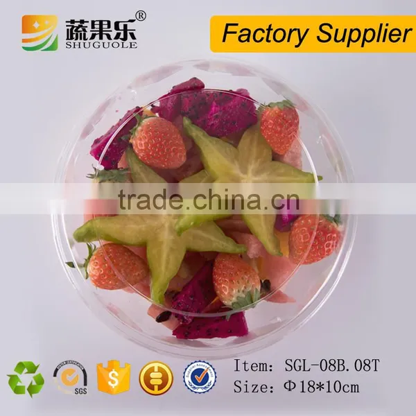 Disposable Plastic Transparent Deli Container Clear Food Grade Salad Box photo-4
