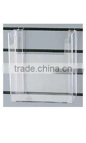 Acrylic Styrene Literature Holder For Slatwall