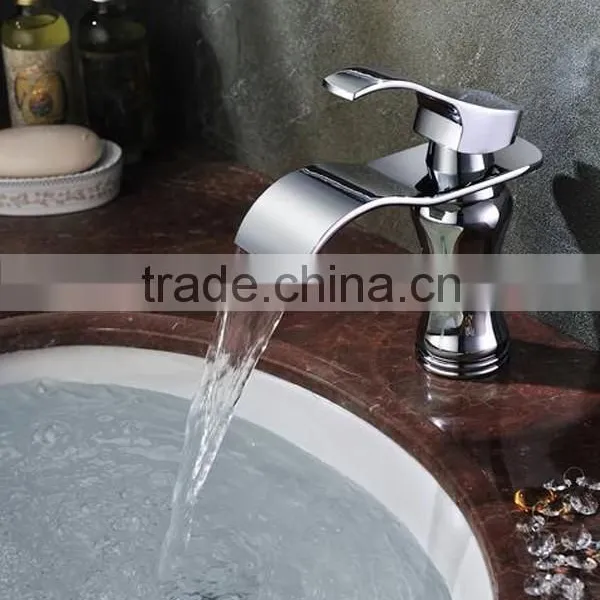 Tall Bathroom Basin Faucet, Gold Plated Basin Faucet Taps photo-2