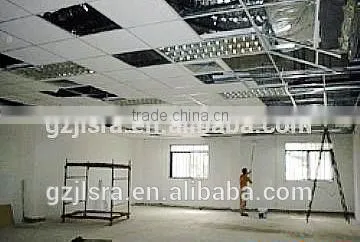 Groove Ceiling T Grid Mineral Fiber Ceiling Tile Suspension System photo-2