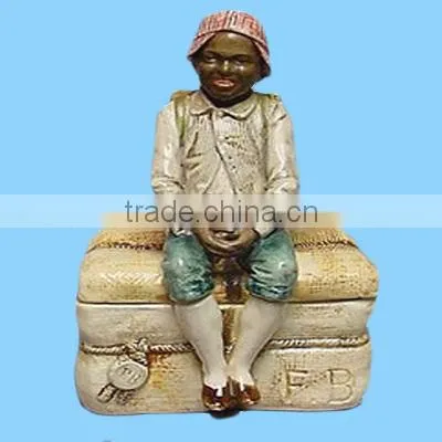 Antique Lad figurine Wholesale Cigar Humidor