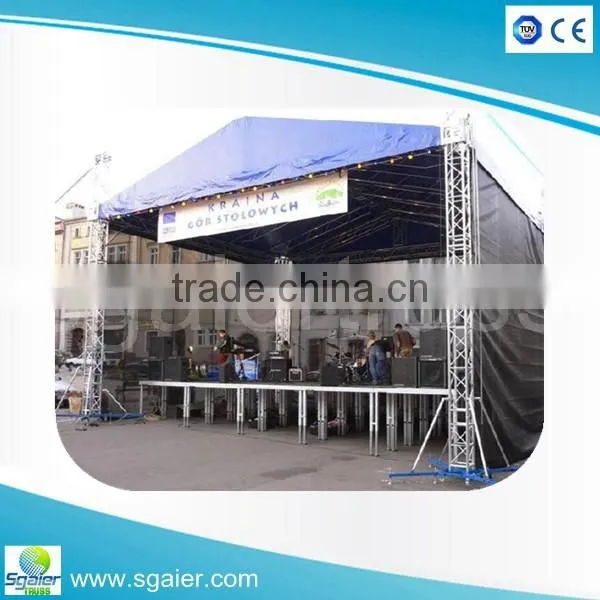 Live Concert Aluminum Pitched Roof Truss Design photo-3