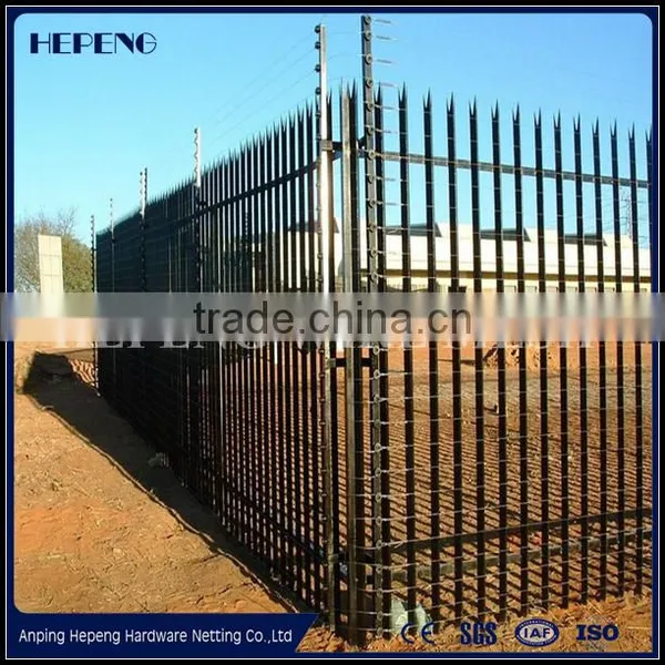 Professional Hot Dipped Galvanized Palisade Fence From China photo-6
