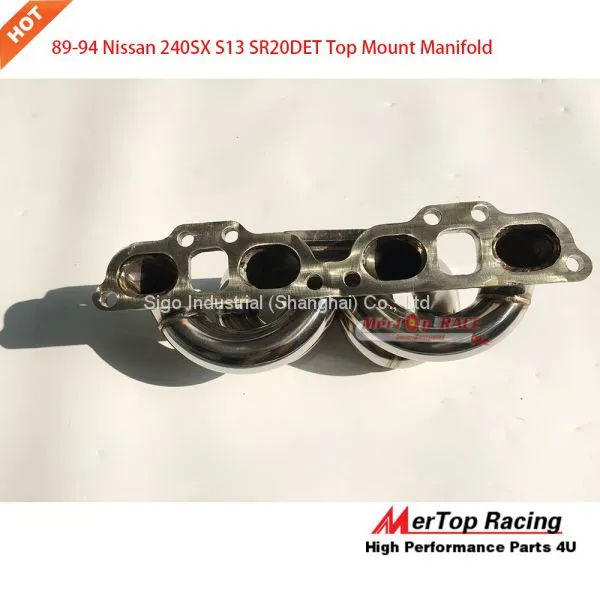 Мертоп Верхнее монтажное коллекторное устройство для Nissan 240SX S13 SR20DET Turbo Manifold photo-2