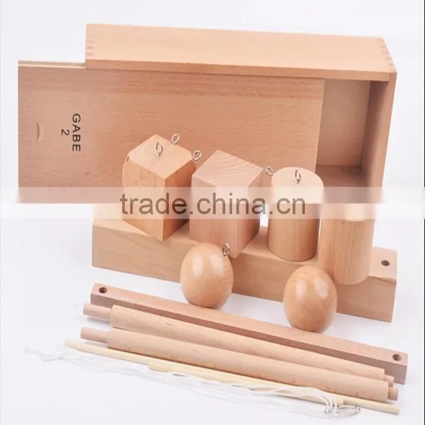 Wooden Froebel Toy Gabe 2 Teaching Learning Balance Blocks Baby Preschool Education photo-2