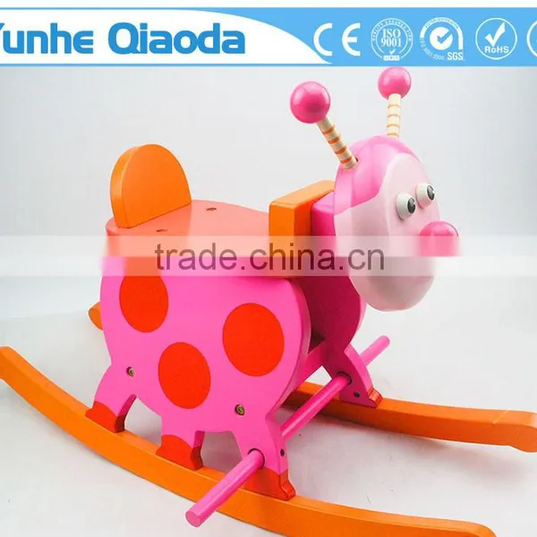 Child Wooden Rocking Insect Rocker Insect Wooden Rocker,Wooden Horse Rocker,Wooden Toy Rocker Produc photo-6