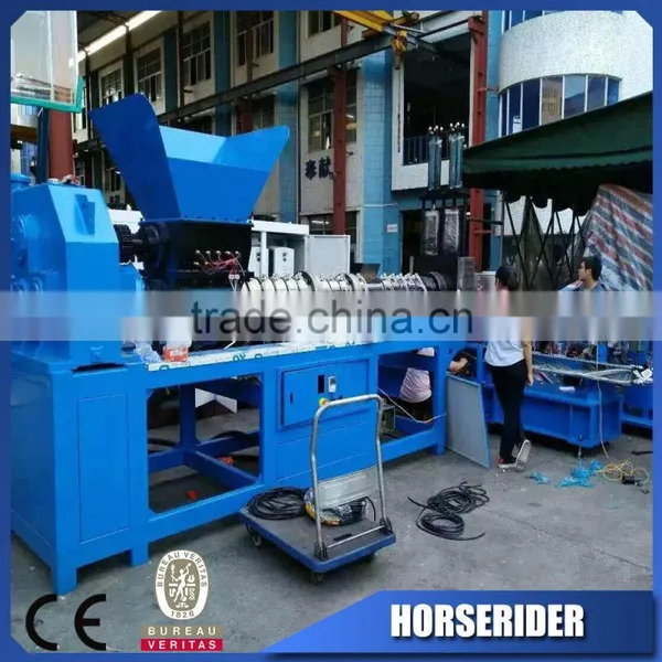 Waste Plastic LDPE HDPE Woven Bags Three Stage Hot Cut Pellletizing Recycling Line photo-5