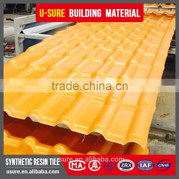 Weather Sheds Plastics Xiamen Manufactory Gazebo Roof Materials Synthetic Resin Roof Tile